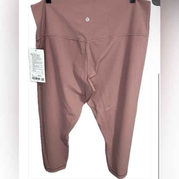 Lululemon Align Crop Size 18 in Spiced Chai - Picture 4 of 5